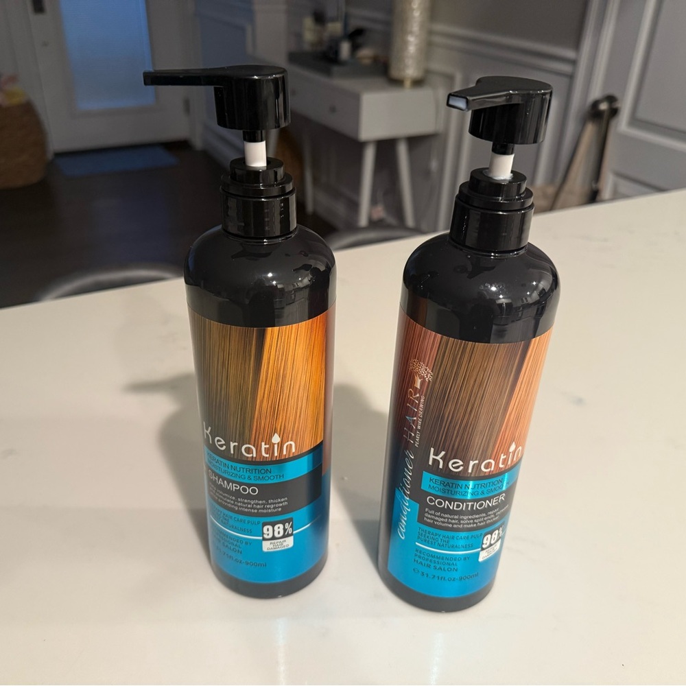 Shampoo and Conditioner Set - keratin